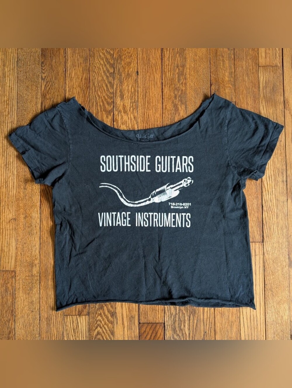 John Galt Southside Guitars Vintage Instruments Cut-off T-shirt